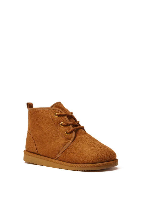 Lace Up Fuzzy Boot - Image 2