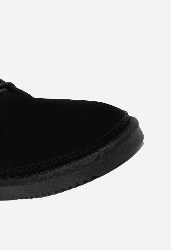 Lace-Up Warm Suede Bootie - Image 6