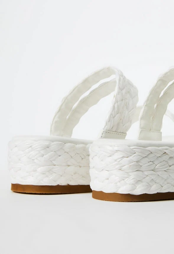 Lana Raffia Flat Sandal - Image 5