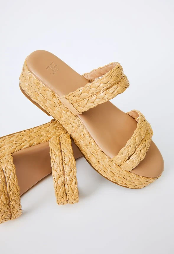 Lana Raffia Flat Sandal - Image 6
