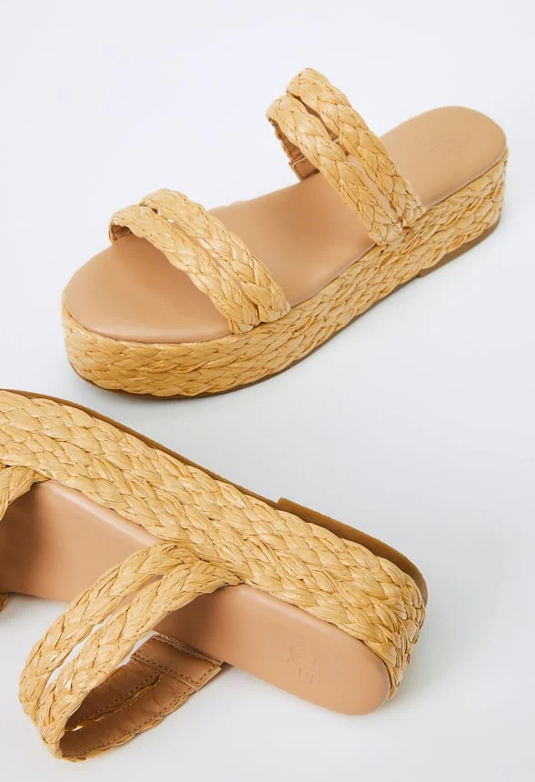 Lana Raffia Flat Sandal - Image 7