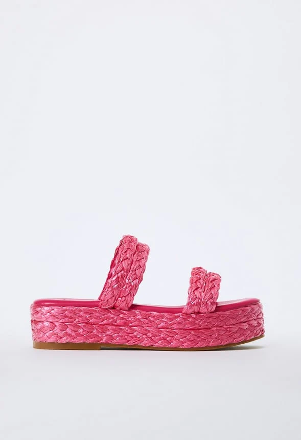 Lana Raffia Flat Sandal - Image 3