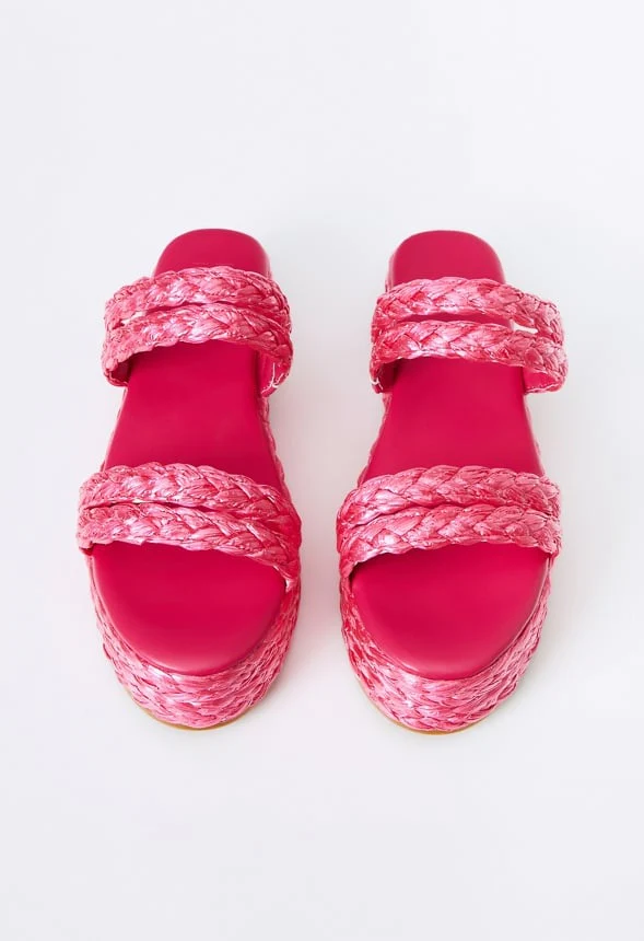 Lana Raffia Flat Sandal - Image 5