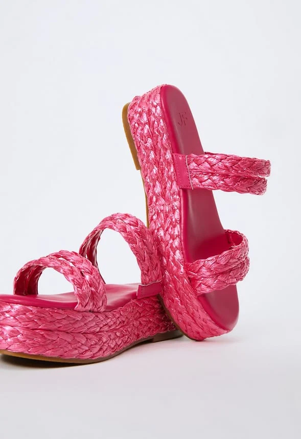 Lana Raffia Flat Sandal - Image 7