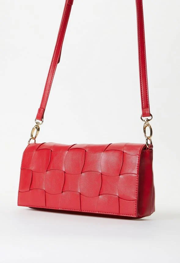 Large Detail Woven Crossbody - Image 4