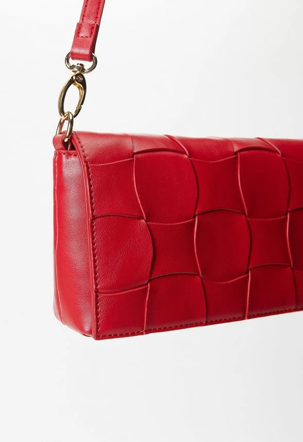 Large Detail Woven Crossbody - Image 5