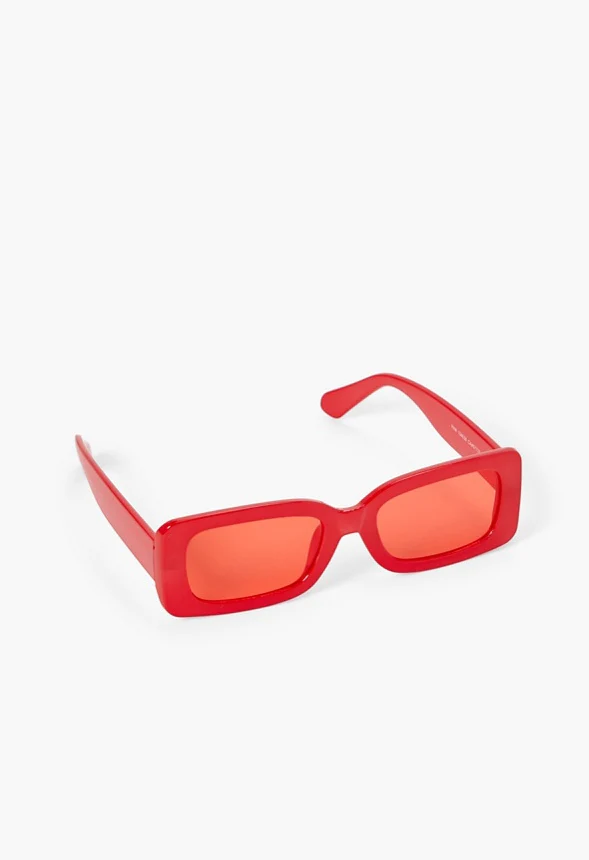 Large Rectangular Sunglasses - Image 2