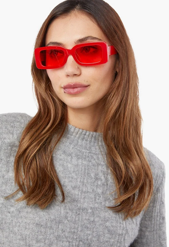 Large Rectangular Sunglasses - Image 3
