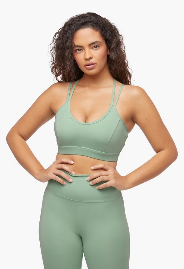 Lattice Back Sports Bra