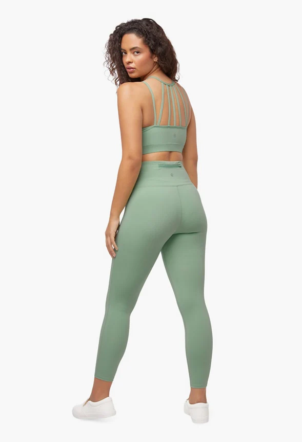 Lattice Back Sports Bra - Image 3