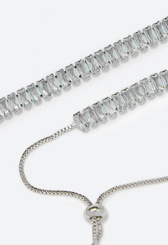 Lauryn Cubic Zirconia Baguette Jewelry Set - Image 3