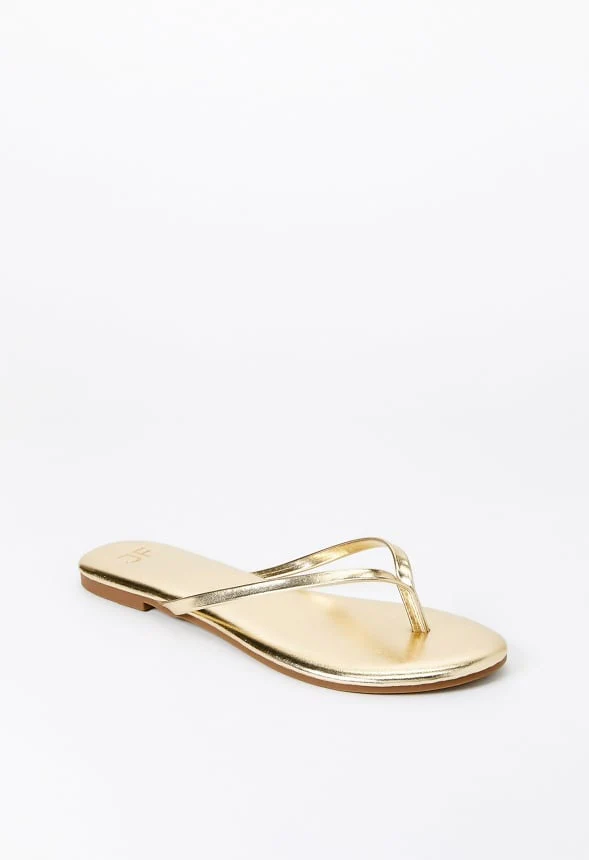 Layla Flat Thong Sandal - Image 3