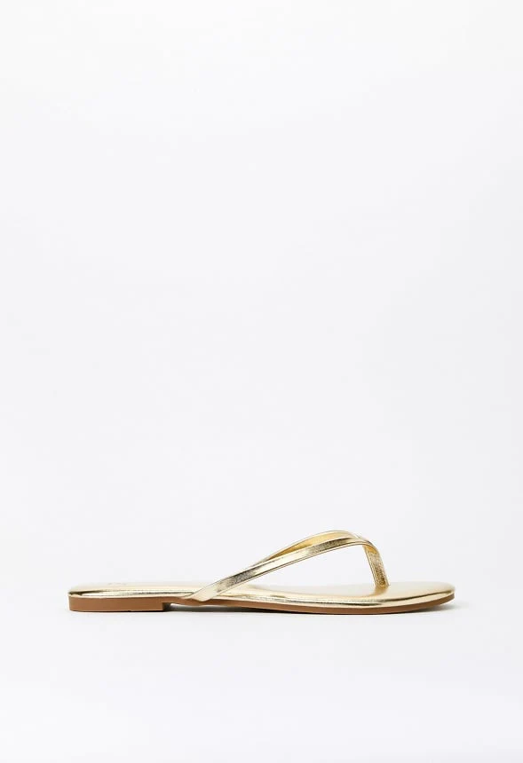 Layla Flat Thong Sandal - Image 4