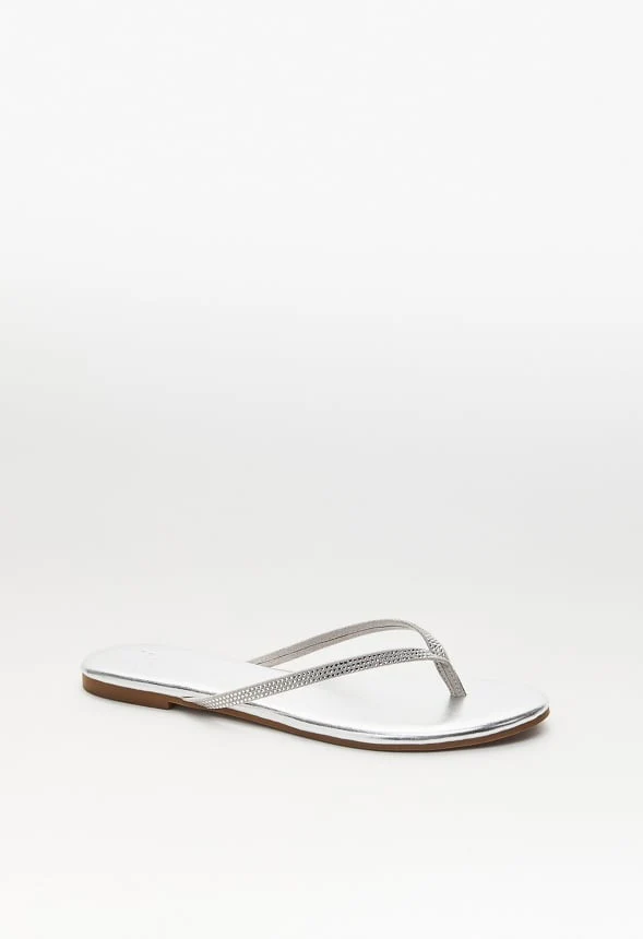 Layla Flat Thong Sandal - Image 3