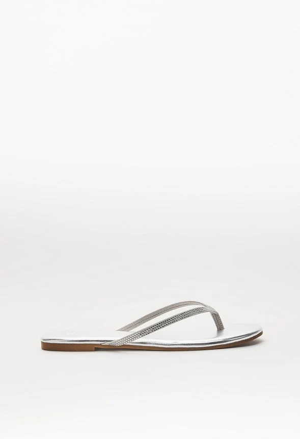 Layla Flat Thong Sandal - Image 4