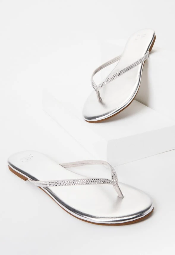 Layla Flat Thong Sandal - Image 6