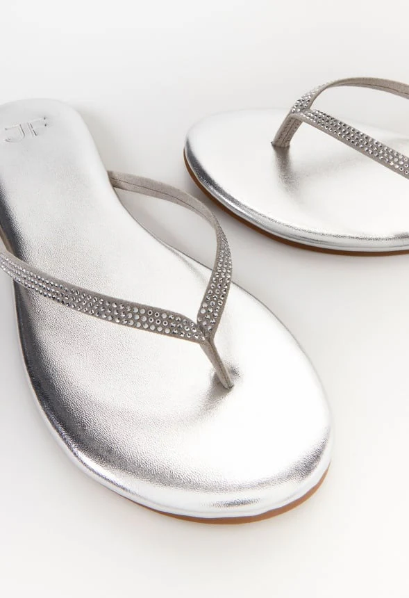 Layla Flat Thong Sandal - Image 7