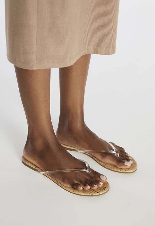Layla Flat Thong Sandal - Image 9