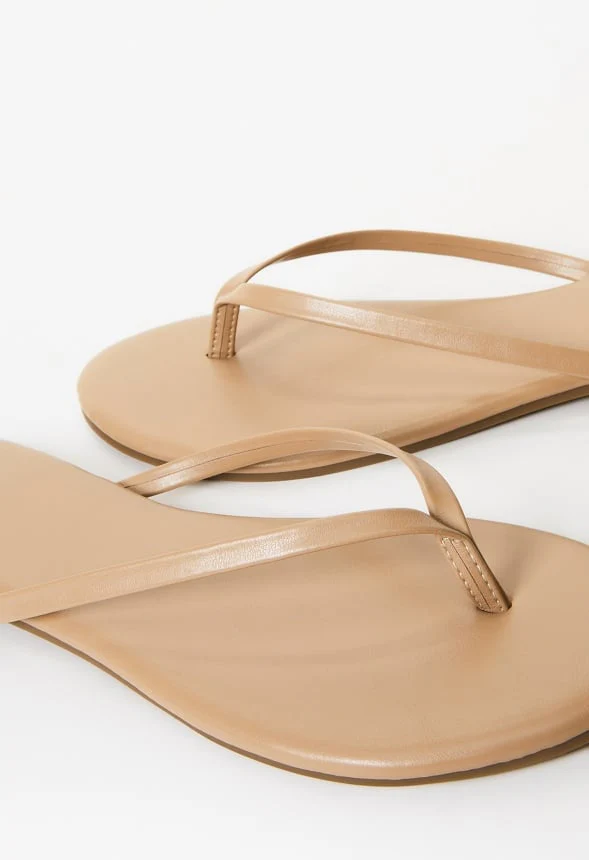 Layla Flat Thong Sandal - Image 7