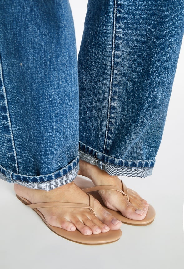 Layla Flat Thong Sandal - Image 8
