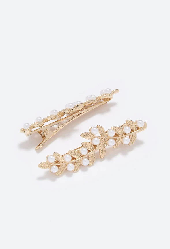 Lea Flower Hair Clips - Image 2