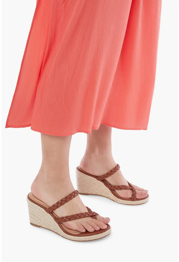 Leah Espadrille Wedge Sandal - Image 5