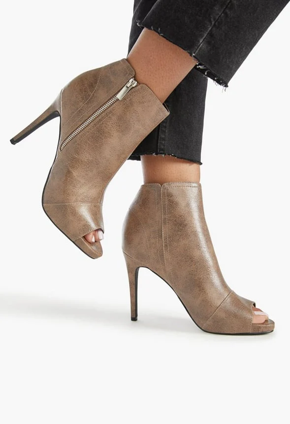 Leah Peep Toe Bootie - Image 2