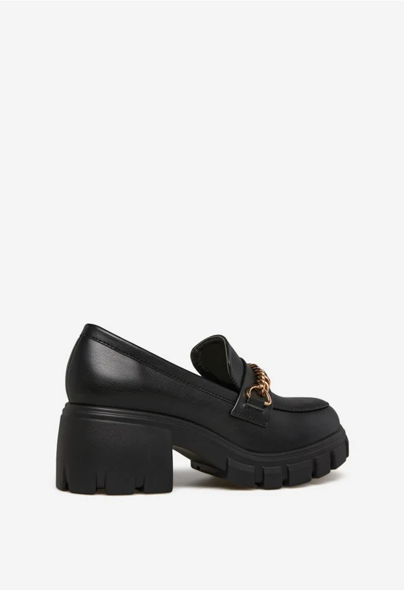 Leli Chain Detail Lug Sole Loafer - Image 4
