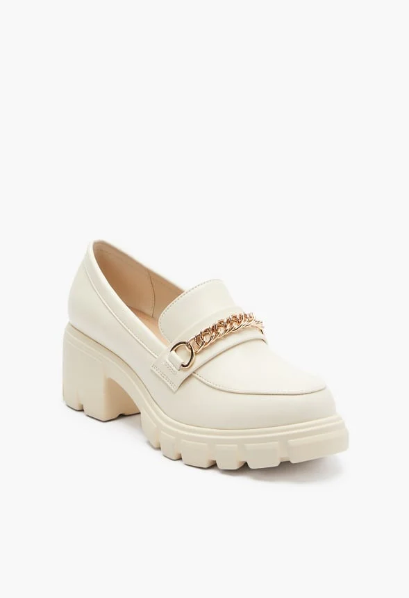 Leli Chain Detail Lug Sole Loafer - Image 3
