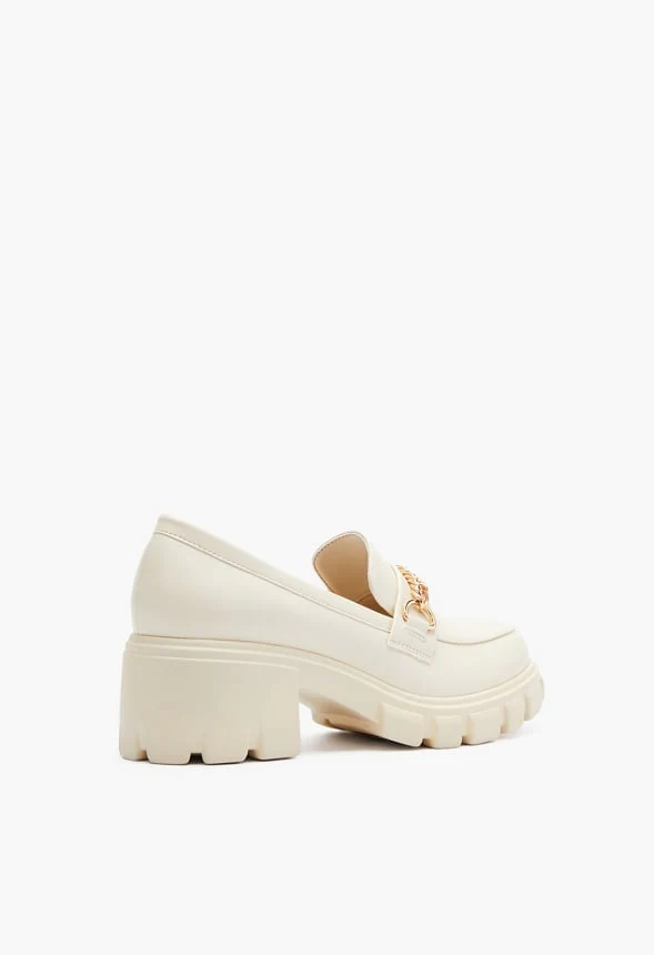 Leli Chain Detail Lug Sole Loafer - Image 5