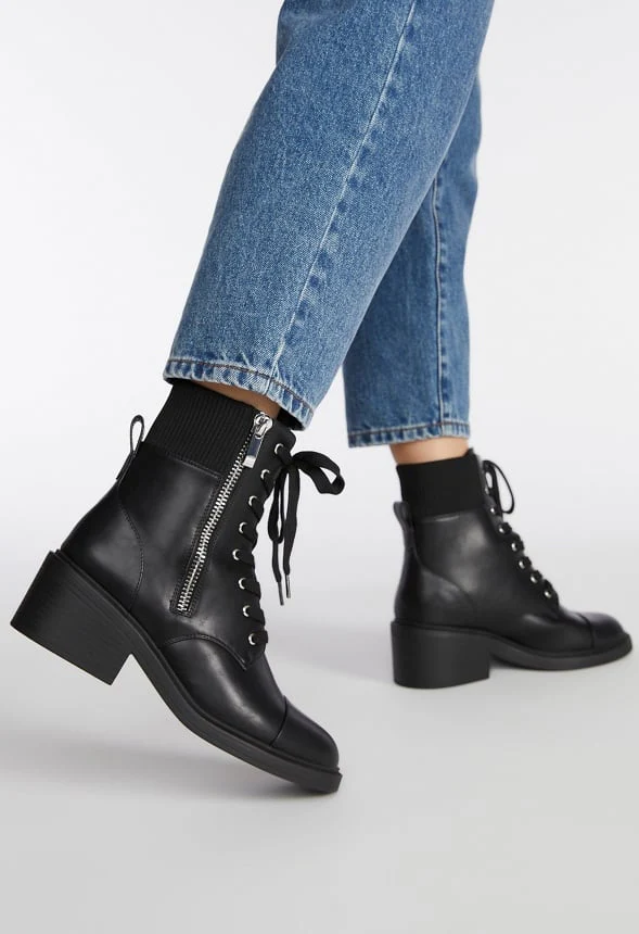 Leonie Block Heeled Bootie - Image 2