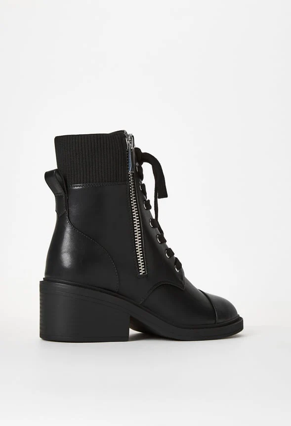 Leonie Block Heeled Bootie - Image 4