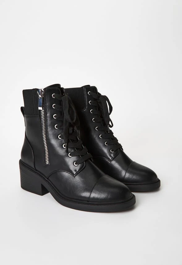 Leonie Block Heeled Bootie - Image 5
