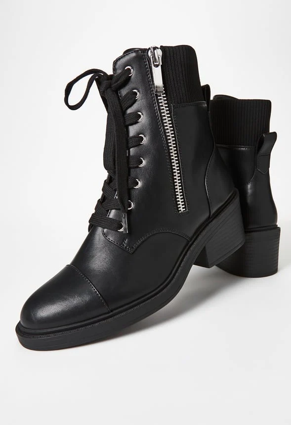 Leonie Block Heeled Bootie - Image 6