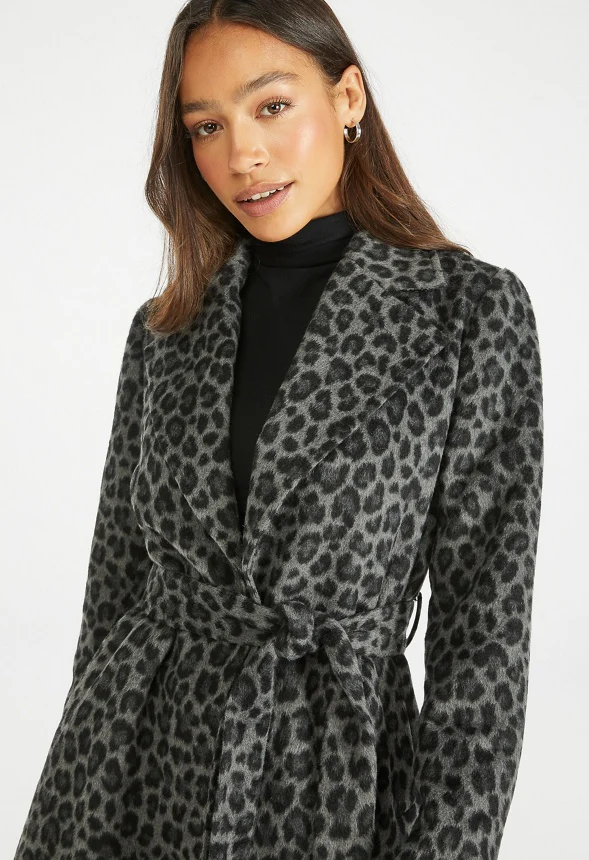 Leopard Long Coat - Image 4
