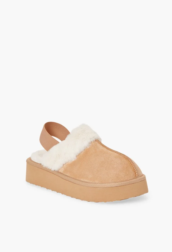 Levaine Sling-Back Sherpa Slipper - Image 2