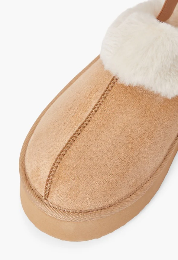 Levaine Sling-Back Sherpa Slipper - Image 4