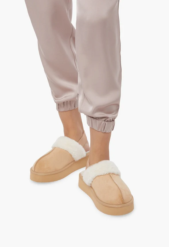 Levaine Sling-Back Sherpa Slipper - Image 5