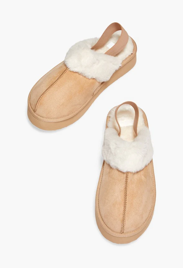 Levaine Sling-Back Sherpa Slipper - Image 6