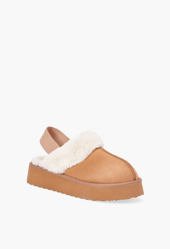 Levaine Sling-Back Sherpa Slipper - Image 2