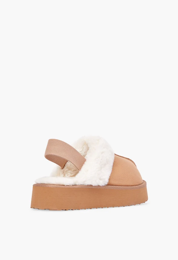 Levaine Sling-Back Sherpa Slipper - Image 3