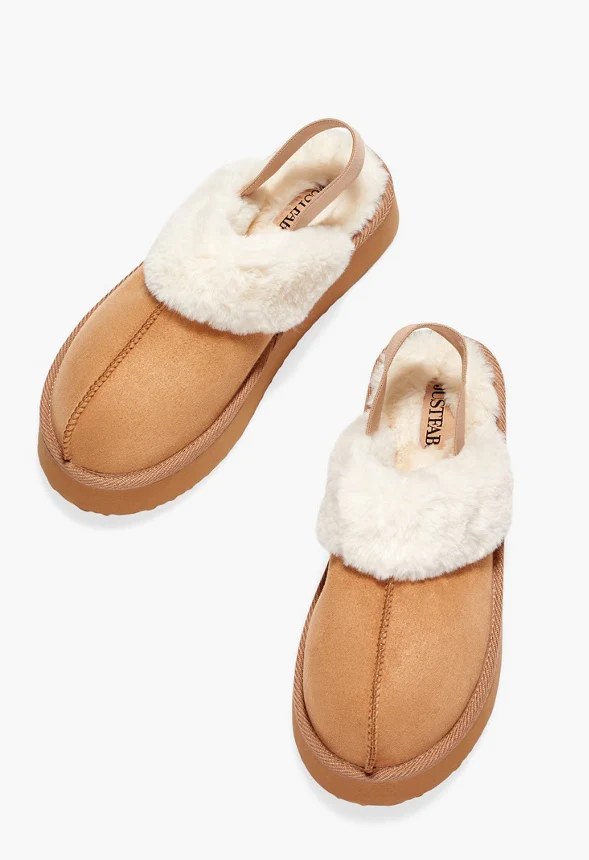 Levaine Sling-Back Sherpa Slipper - Image 6