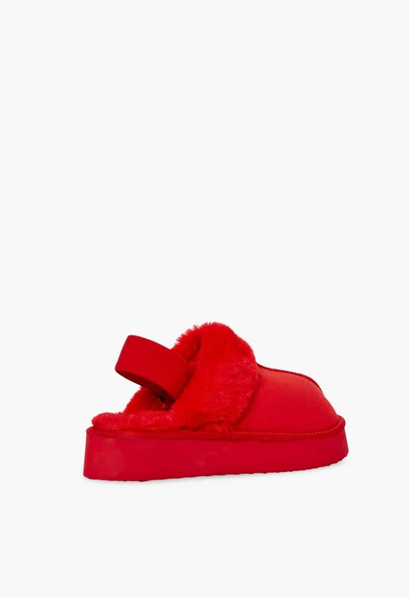 Levaine Sling-Back Sherpa Slipper - Image 3