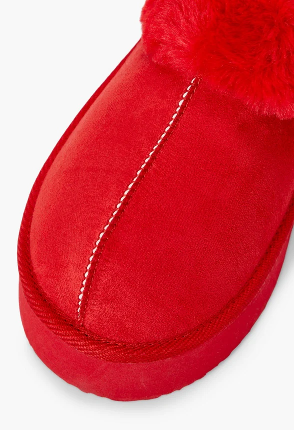 Levaine Sling-Back Sherpa Slipper - Image 4