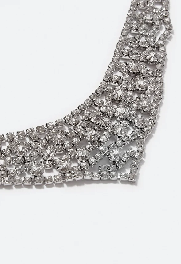 Lexie Ornate Glass Stones Necklace - Image 3