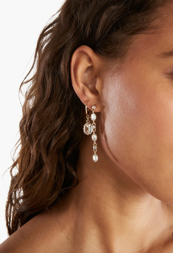 Lia Crystal Stud and Drop Multipack - Image 2