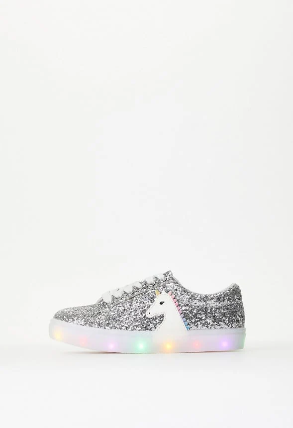 Light Up Lace Up Unicorn Sneaker - Image 3