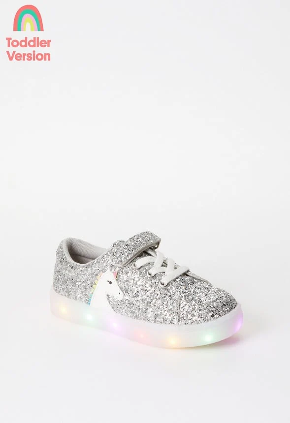 Light Up Lace Up Unicorn Sneaker - Image 5