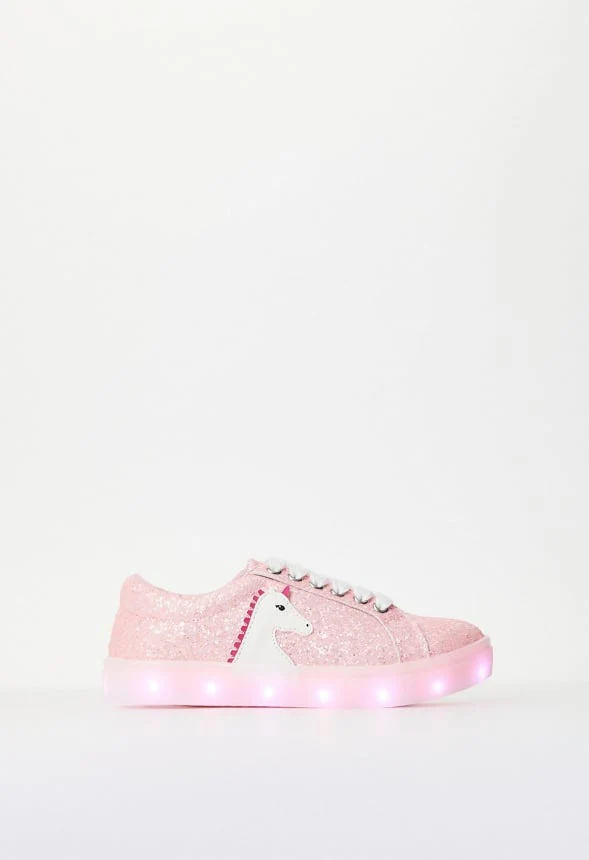 Light Up Lace Up Unicorn Sneaker - Image 3