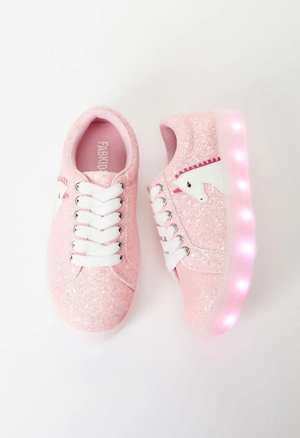 Light Up Lace Up Unicorn Sneaker - Image 5